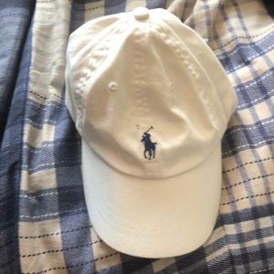 Polo by Ralph Lauren White One Size fits all Hat.